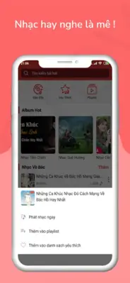 Nhạc Đỏ android App screenshot 2