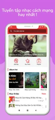 Nhạc Đỏ android App screenshot 4